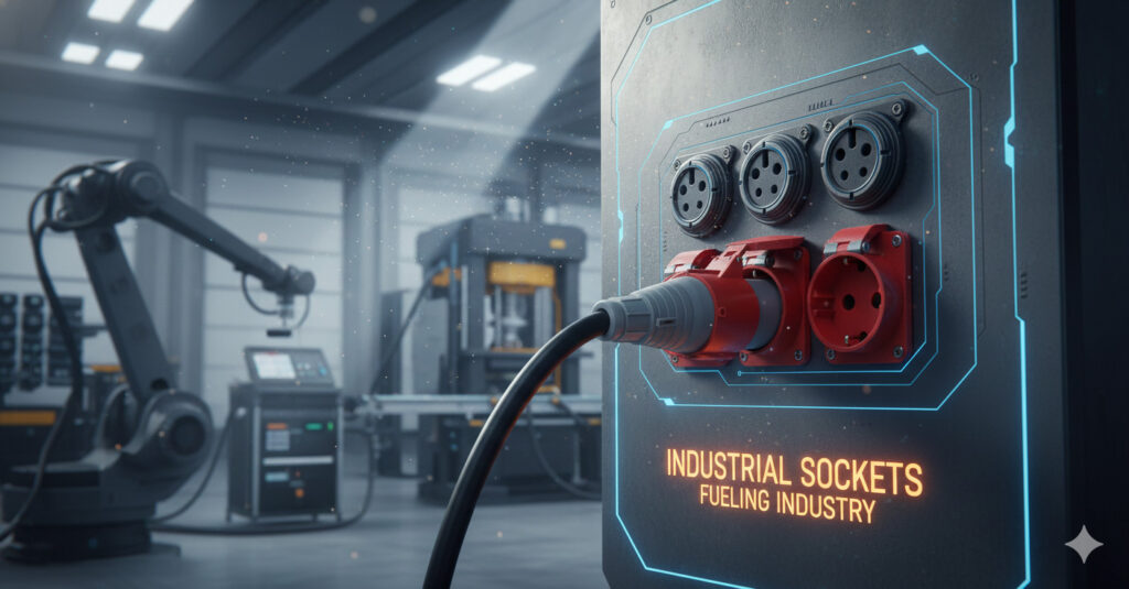Safe Industrial Power Sockets for industry