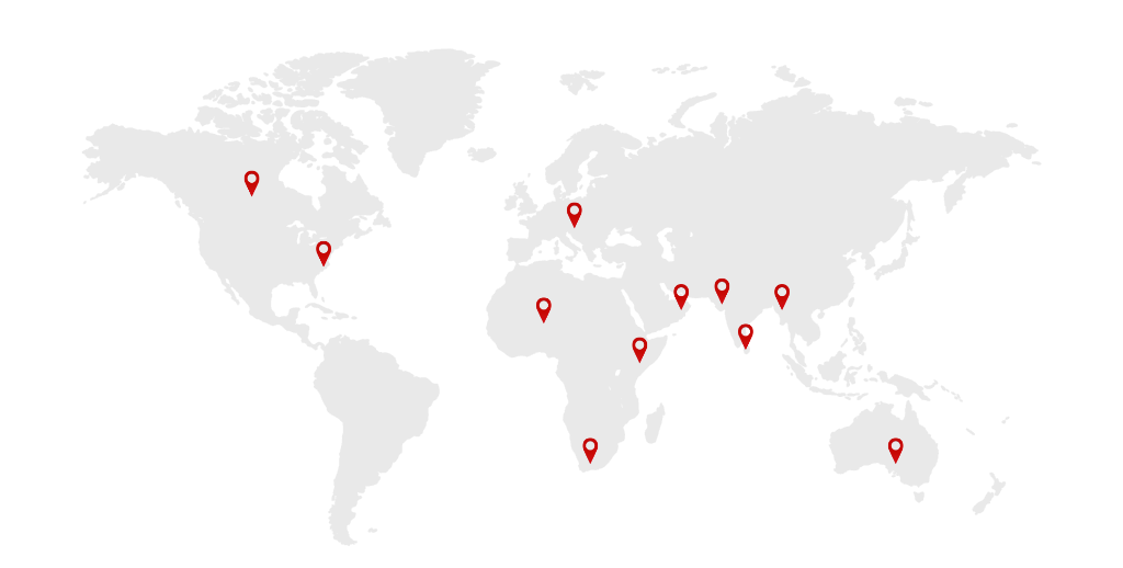 Holard Map - Our Products Are Exported To Over 10 Countries Worldwide