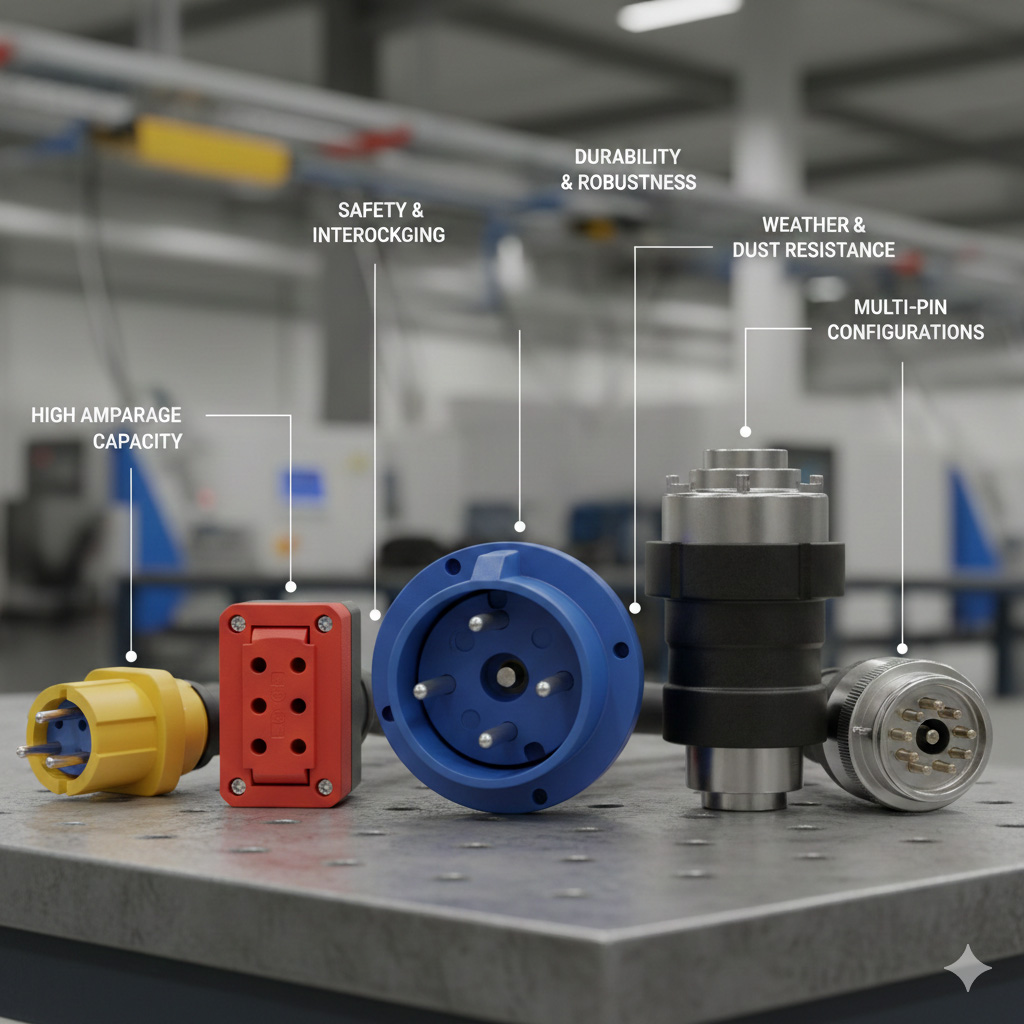 Key Features of Hollard Industrial Plugs in India