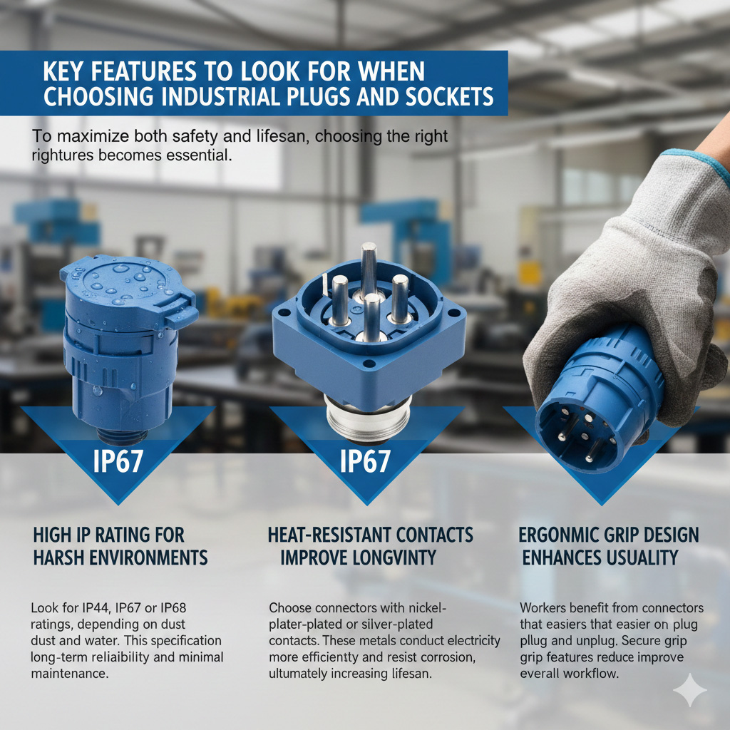 Key Features to Look for When Choosing Industrial Plugs and Sockets