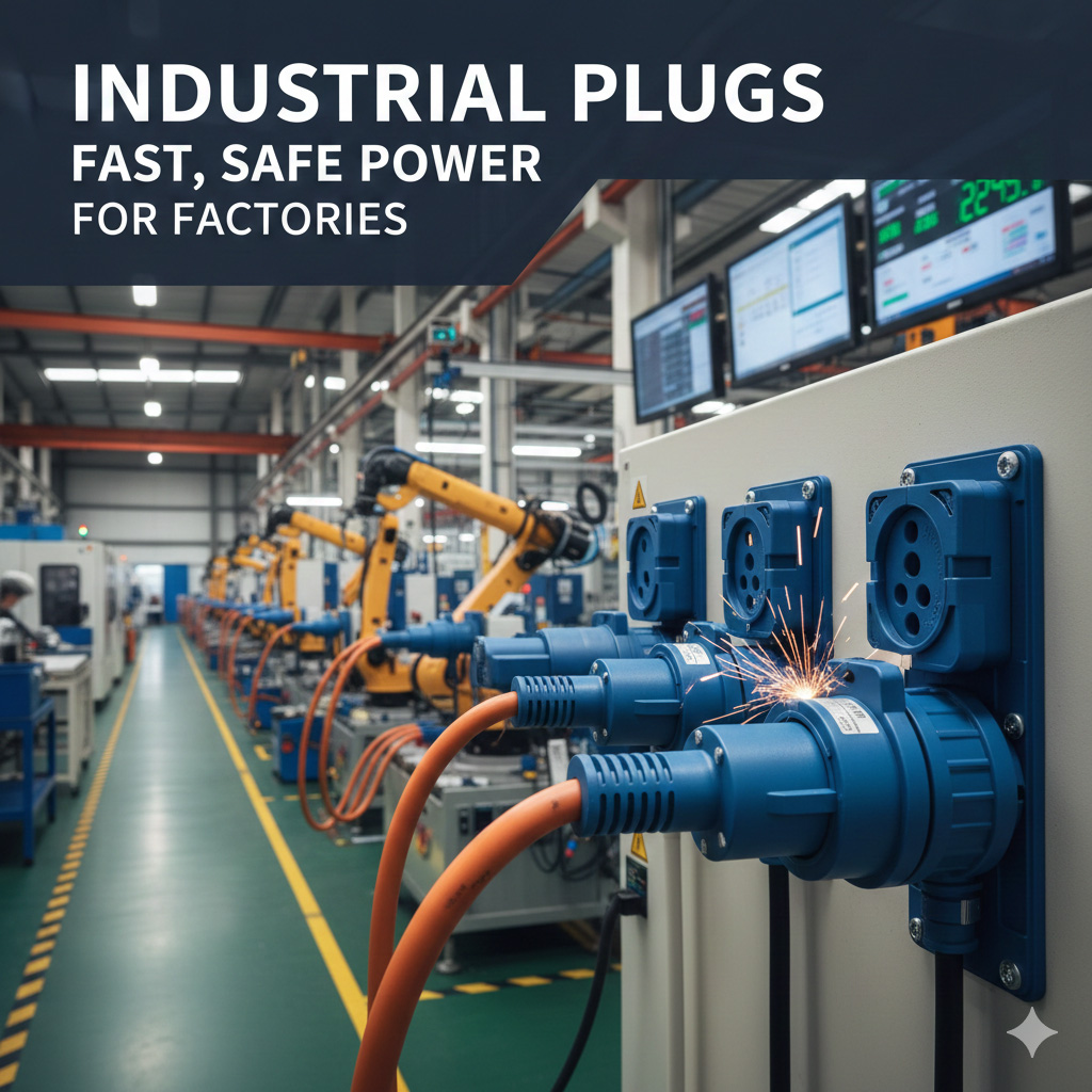 Why Hollard Industrial Plugs are Fast, Safe Power for Factories