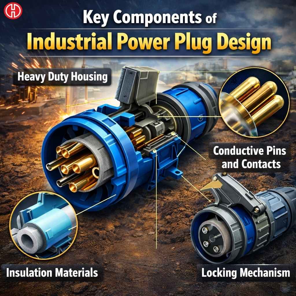 Key Components of Industrial Power Plug Design