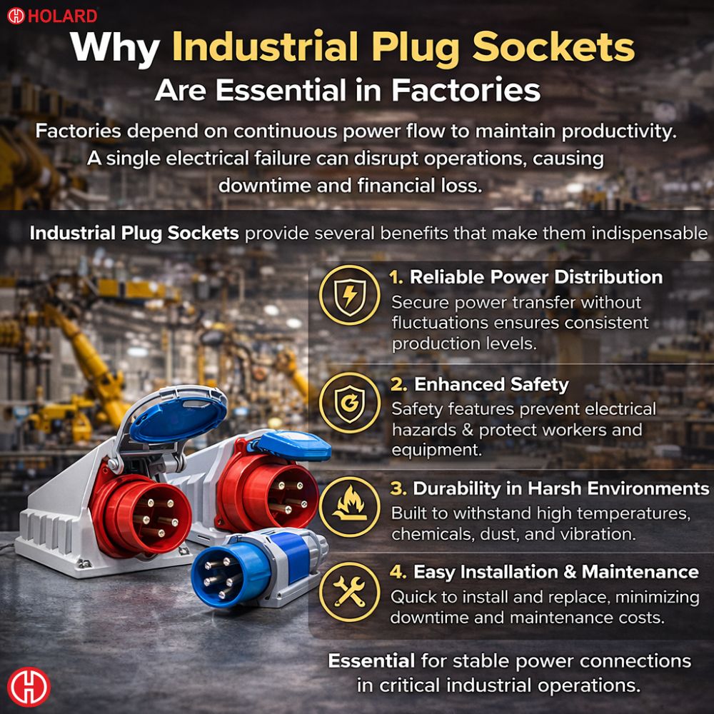 Why Industrial Plug Sockets Are Essential in Factories India