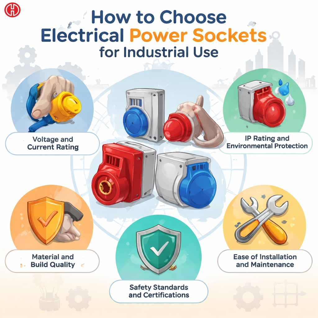 How to Choose Electrical Power Sockets for Industrial Use